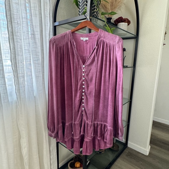 Anthropologie On the Road peasant tunic top medium - Picture 1 of 9